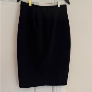 Robert Rodriguez Classic Black Pencil Skirt Back Hem Zipper ~ Lined Sz 10 EC!